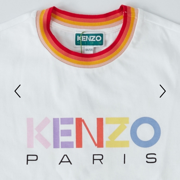 Kenzo Other - NWT Kenzo Girl T-shirt With Logo Print White